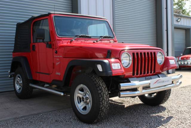 Jeep Wrangler 4.0 Sport Soft Top Convertible Petrol Red